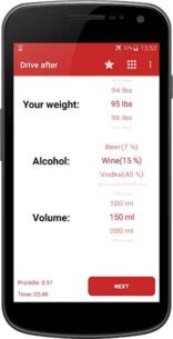 Drive After: Alcohol Calculator (PRO) 1.34 Apk for Android 1