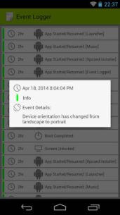 Event Logger PRO – برنامه ذخیره تمام رویداد ها اندروید ! 1.3.3 Apk for Android 1