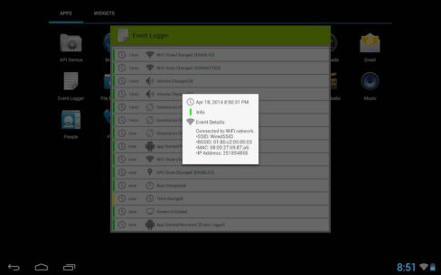 Event Logger PRO – برنامه ذخیره تمام رویداد ها اندروید ! 1.3.3 Apk for Android 4