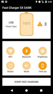 Fast Charger 5x – Dark 1.0 Apk for Android 3