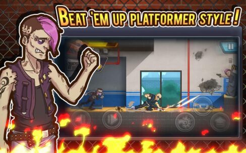 Fist of Rage: 2D Battle Platformer  1.5 Apk + Mod for Android 1