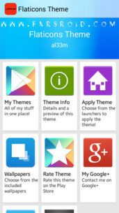 Flaticons Apex Nova ADW Theme  1.2 Apk for Android 2