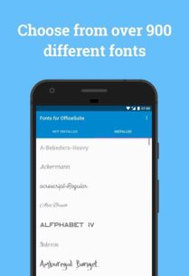 Font Pack for OfficeSuite  1.2 Apk for Android 1