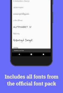 Font Pack for OfficeSuite  1.2 Apk for Android 4