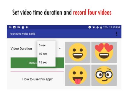 FourInOne Video Selfie  1.6 Apk for Android 7