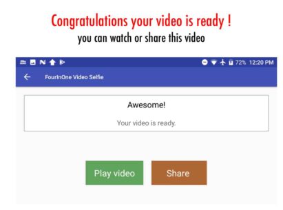 FourInOne Video Selfie  1.6 Apk for Android 4