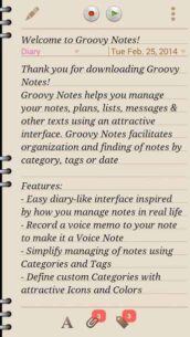 Groovy Notes – Personal Diary 1.3.5 Apk for Android 8