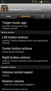 Headset Button Controller Pro  8.5 Apk for Android 6