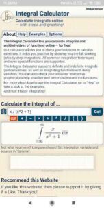 Integral Calculator 1.0 Apk for Android 2