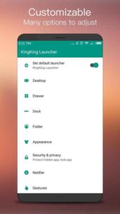 KingKing Launcher PRIME  4.1.1 Apk for Android 5