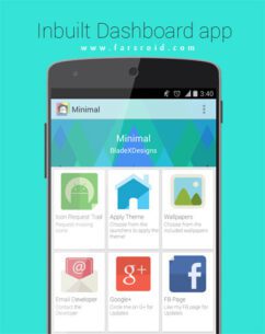 Minimal APEX NOVA KITKAT THEME  1.0.1 Apk for Android 3