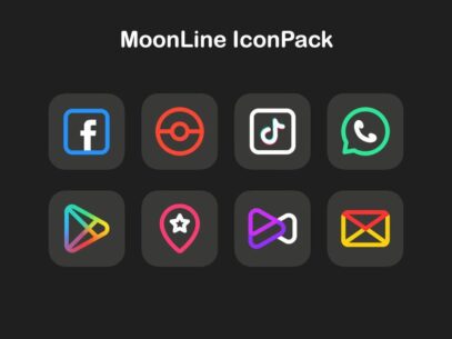 MoonLine Icon Pack 1.0 Apk for Android 1