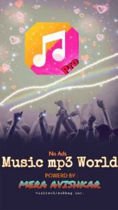 Music Mp3 World Pro / No Ads 1.1 Apk for Android 4