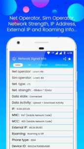 Network Signal Info & Network Refresher  1.1 Apk for Android 5