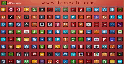 OIL PAINT ICONS APEX/NOVA/ADW  2.6.0 Apk for Android 3