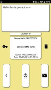 Protect SMS Pro -Lock and Send SMS -En/De Crypt 4.0.0 Apk for Android 2