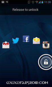 Quick Launch Social Lockscreen  2.1 Apk for Android 2