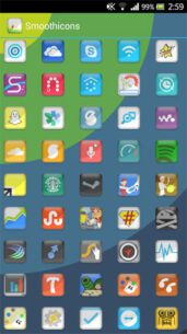 Smoothicons Apex Nova Holo Adw  3.1 Apk for Android 1