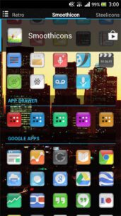 Smoothicons Apex Nova Holo Adw  3.1 Apk for Android 2