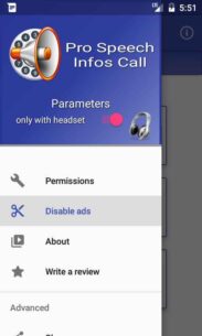 Speech Infos Call Pro  2.9 Apk for Android 8