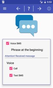 Speech Infos Call Pro  2.9 Apk for Android 3