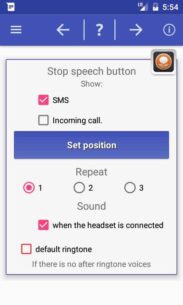 Speech Infos Call Pro  2.9 Apk for Android 5