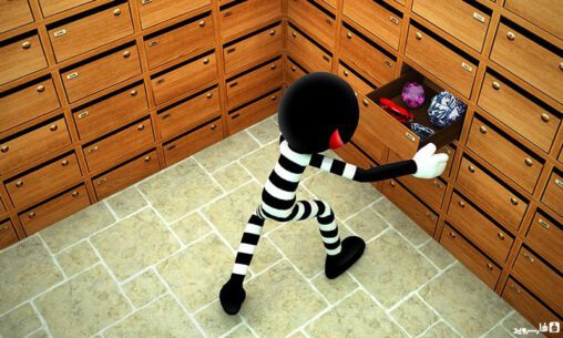 Stickman Bank Robbery Escape  1.3 Apk + Mod for Android 3