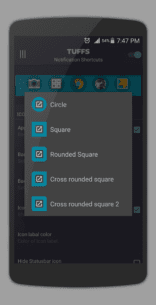 TUFFS Notification Shortcuts FULL  4.1 Apk for Android 6