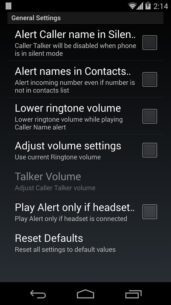 Talk Caller Name PRO  2.5.0 Apk for Android 2