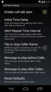 Talk Caller Name PRO  2.5.0 Apk for Android 4