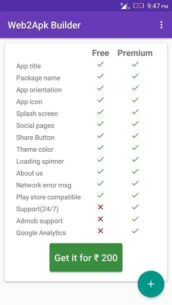 Web2Apk Pro-Create your own web2app quickly (PRO) 1.4 Apk for Android 7