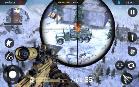 Winter Mountain Sniper  1.1.1 Apk + Mod for Android 2