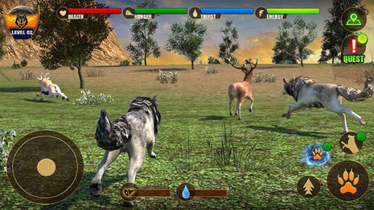 Wolf Life Simulation 2017  1.0 Apk + Mod for Android 4