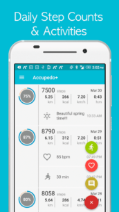 Accupedo+ pedometer (PREMIUM) 4.2.0 Apk for Android 3