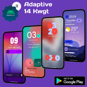 Adaptive 14 Kwgt 1.1.2 Apk for Android 3