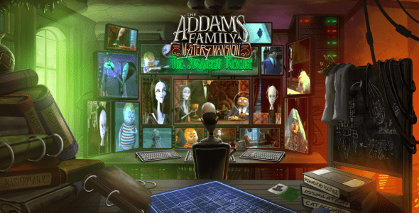 addams family mystery mansion cover