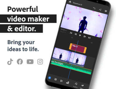 Adobe Premiere Rush: Video (UNLOCKED) 2.11.0.14 Apk for Android 1