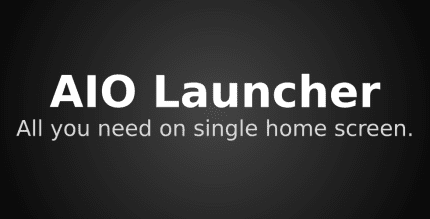 aio launcher premium cover