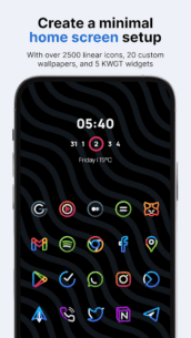 Aline: bold linear icon pack 3.2.3 Apk for Android 1