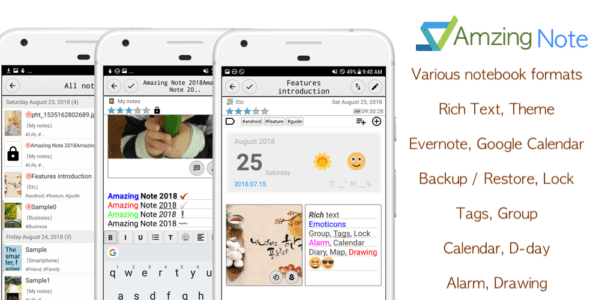 Amazing Note (FULL) Apk for Android 1 amazing note pro android cover