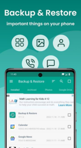 Backup and Restore – APP (VIP) 7.4.9 Apk for Android 1