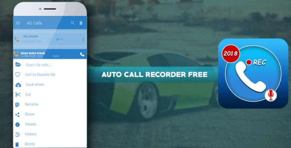 auto call recorder pro 2018 cover