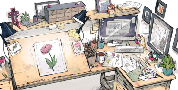 Sketchbook (UNLOCKED) 6.1.1 Apk for Android 1 autodesk sketchbook android cover