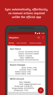 Autosync for MEGA – MegaSync 7.1.15 Apk for Android 2