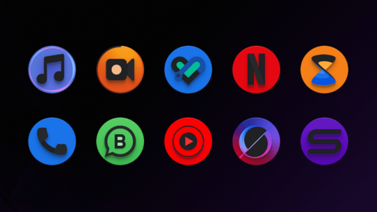 Baked – Dark Android Icon Pack 16.0.0 Apk for Android 2