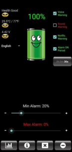 Battery Alarm PRO 74 Apk for Android 2