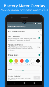 Battery Meter Overlay (PRO) 5.7.0 Apk for Android 4