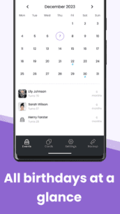 Birthday Calendar & Reminder (PREMIUM) 4.1.13 Apk for Android 4