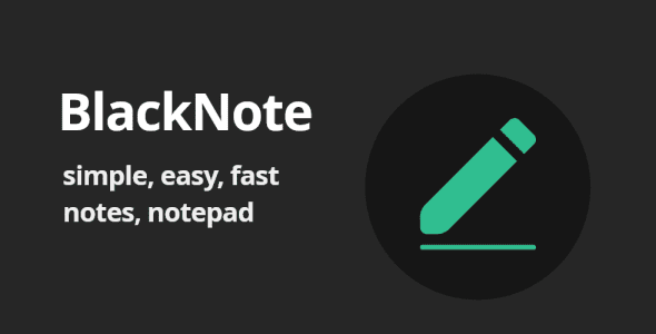 blacknote notepad notes cover