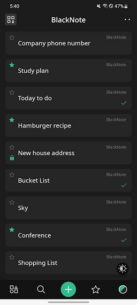 BlackNote Notepad Notes (PRO) 3.1.8 Apk for Android 2
